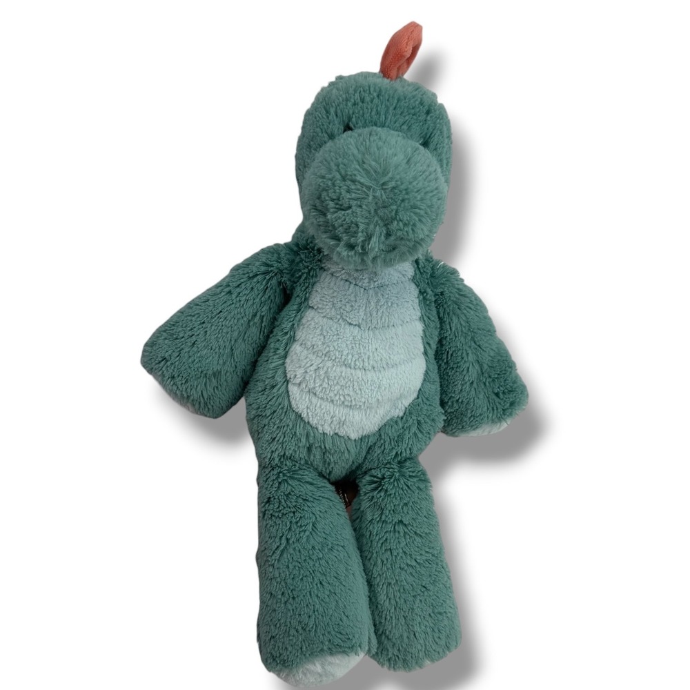 Mary Meyer Marshmallow Stegosaurus Kids Plush Green Dinosaur Soft Stuffed Animal